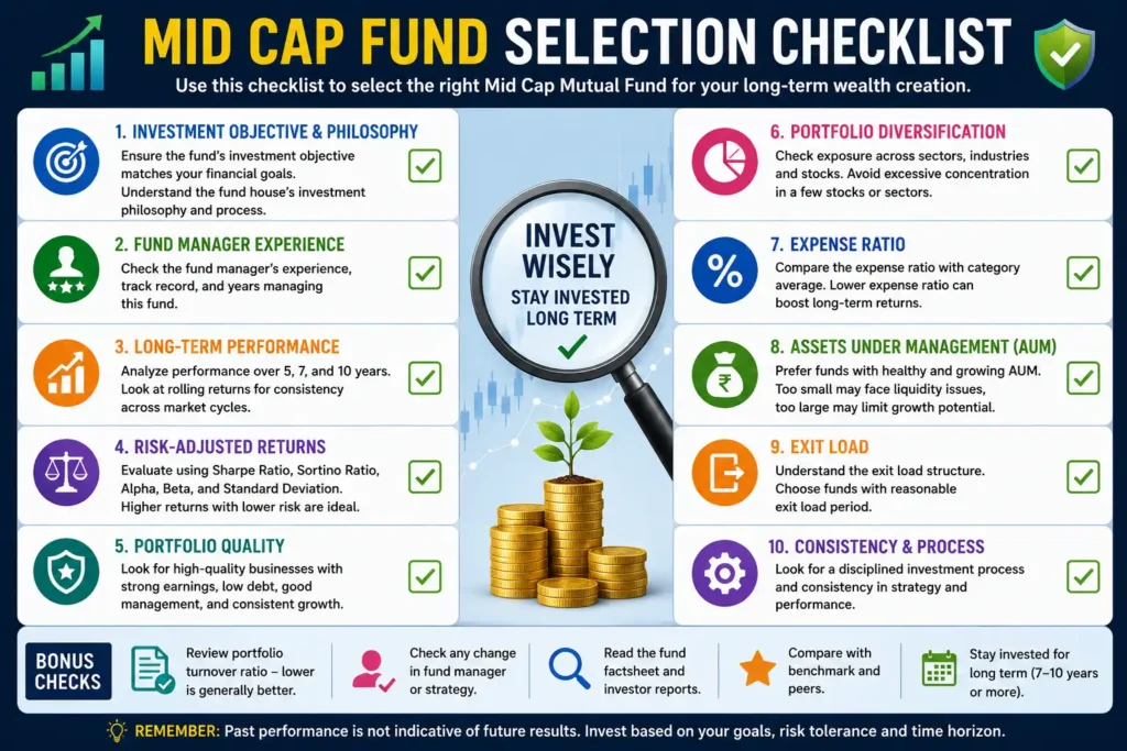 Mid Cap Fund Selection Checklist